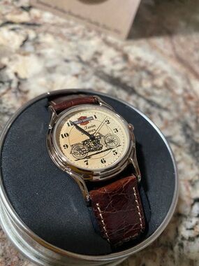 Harley-Davidson Orange and Black Collectible watch